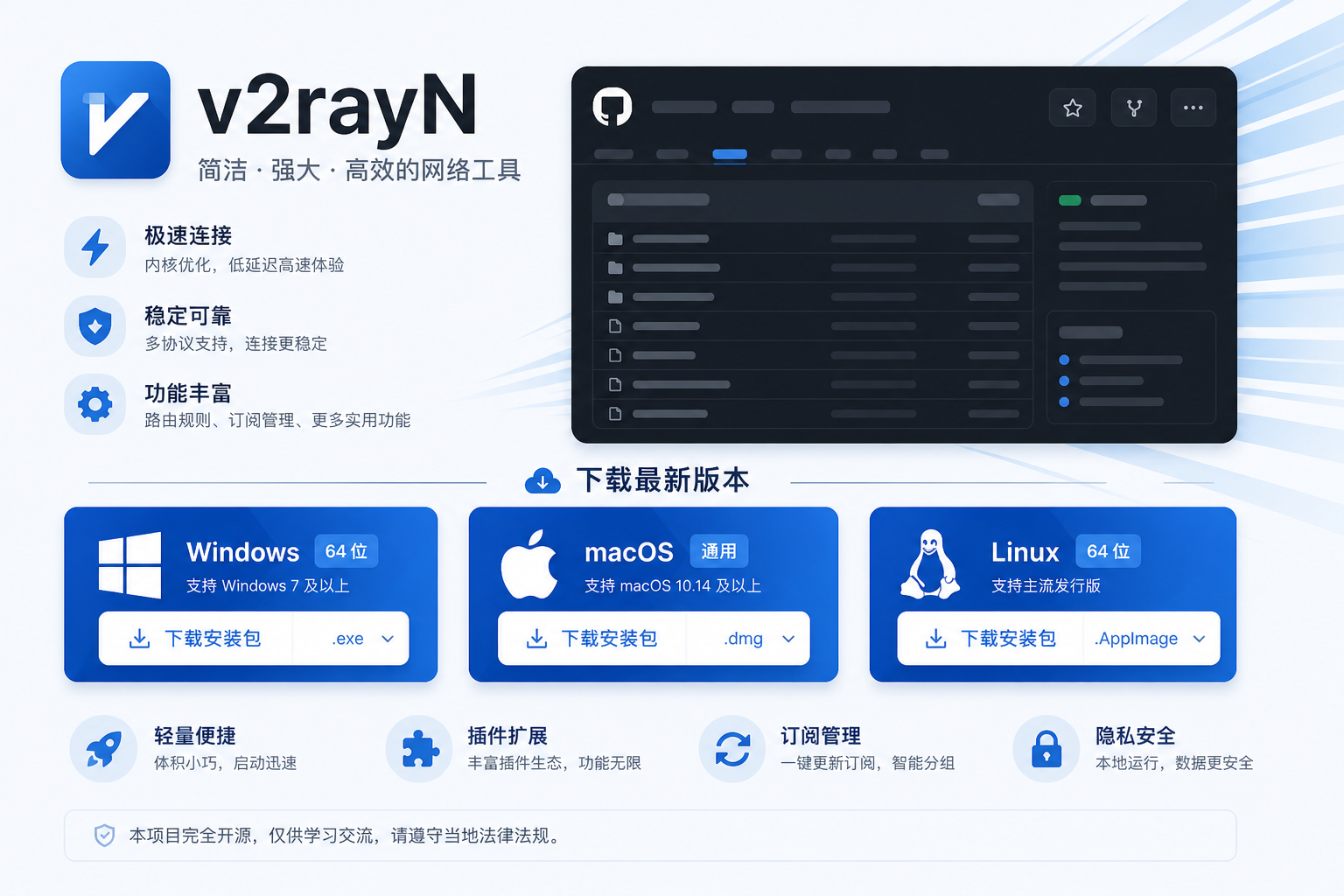 v2rayN 官方项目与本站关系说明